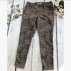Torrid 14R leopard print super stretch jeggings